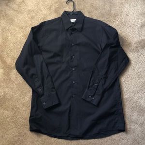 Good Con Black Calvin Klein Dress Shirt 15.5 32/33